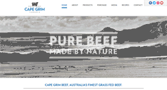 Desktop Screenshot of capegrimbeef.com.au